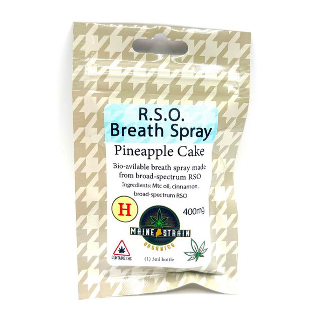 Bruce Banner RSO Breath Maine Strain Organics Bruce Banner RSO Breath Maine Strain Organics