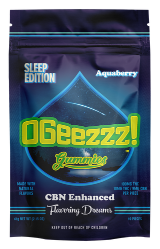 Sleep Edition - Aquaberry 2:1 CBN:THC Ogeez Sleep Edition - Aquaberry 2:1 CBN:THC Ogeez