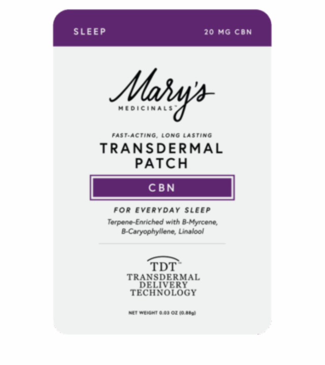 Sleep Patches Mary's Medicinals