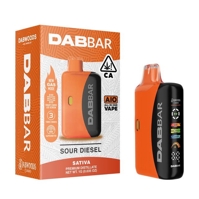 DABWOODS - DABBAR PD AIO SOUR DIESEL 1G Dabwoods