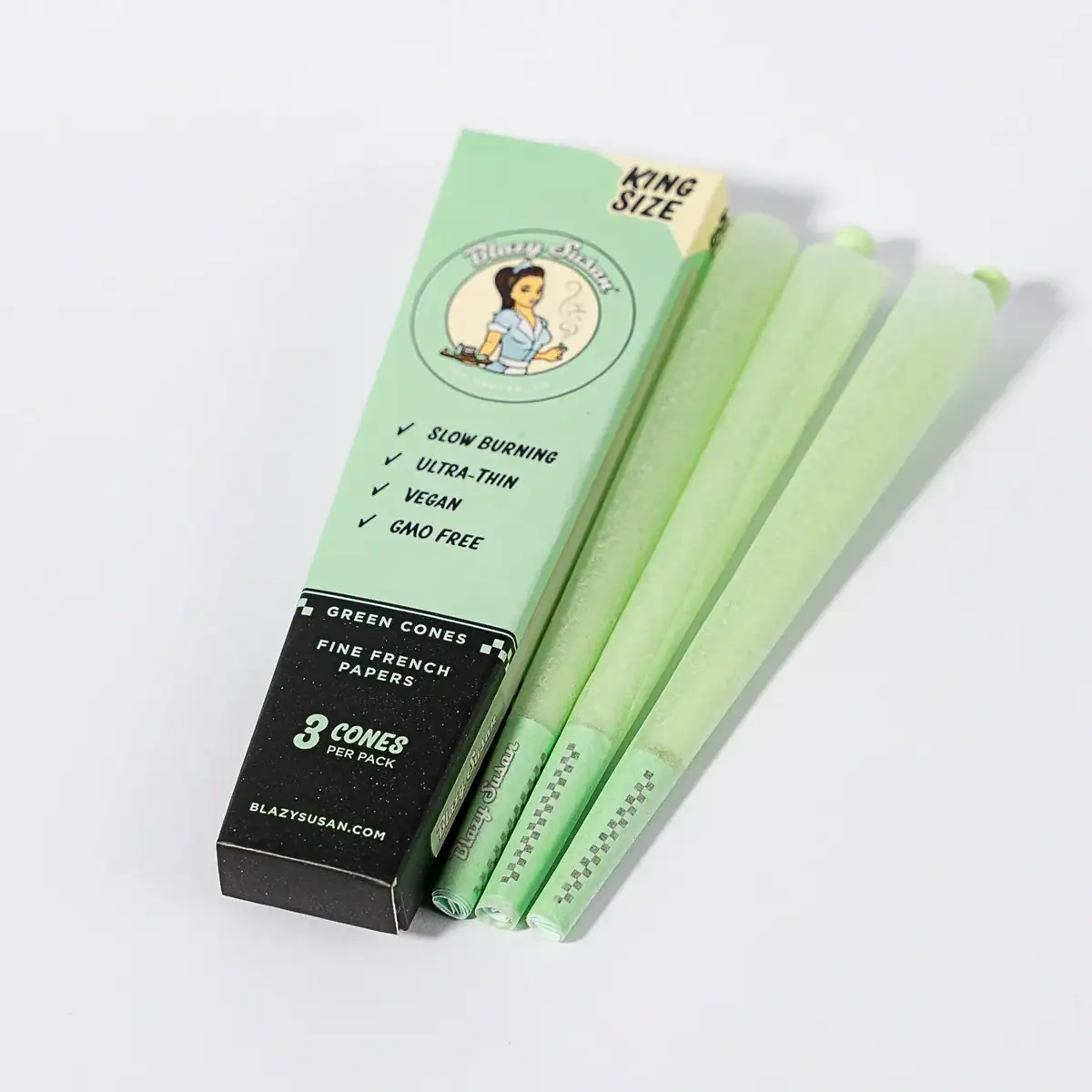 Green Cones King Size- 3 pack Blazy Susan