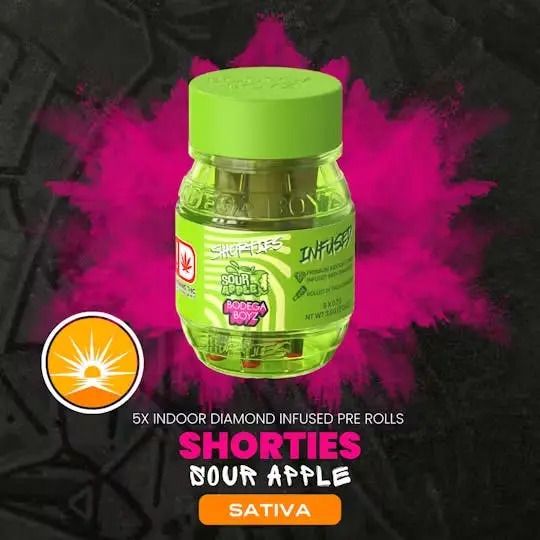 Shorties Sour Apple Bodega Boyz