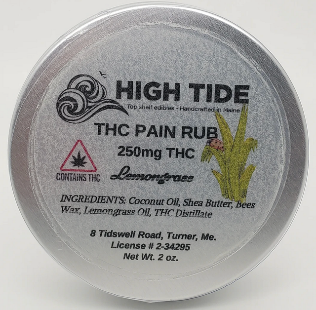 THC Pain Rub High Tide THC Pain Rub High Tide