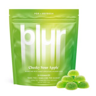 Cheeky Sour Apple Gummies Blur