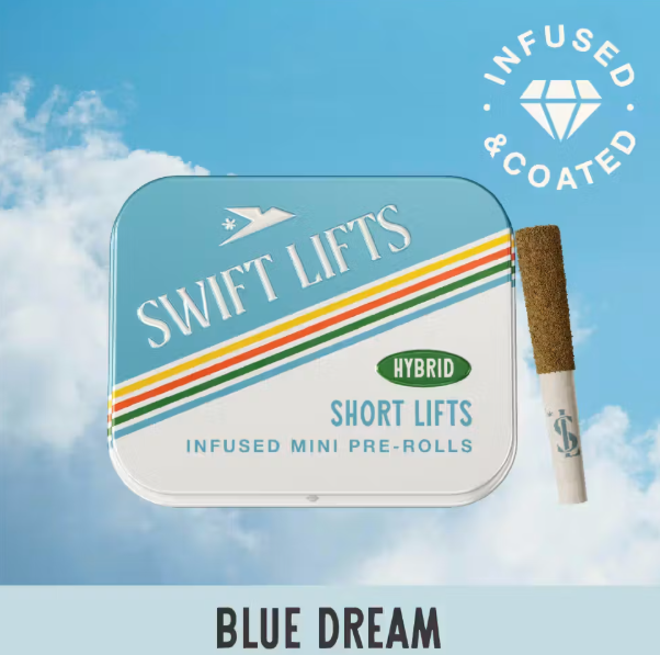 Short Lifts Infused & Kief Coated Blue Dream Verano Short Lifts Infused & Kief Coated Blue Dream Verano