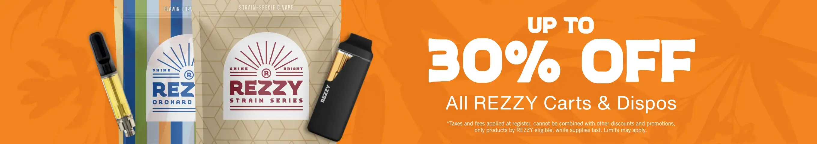 Cannabis Promo, Cannabis Sales, Cannabis Discounts, Cannabis on Sale, 30% Off Select Vapes