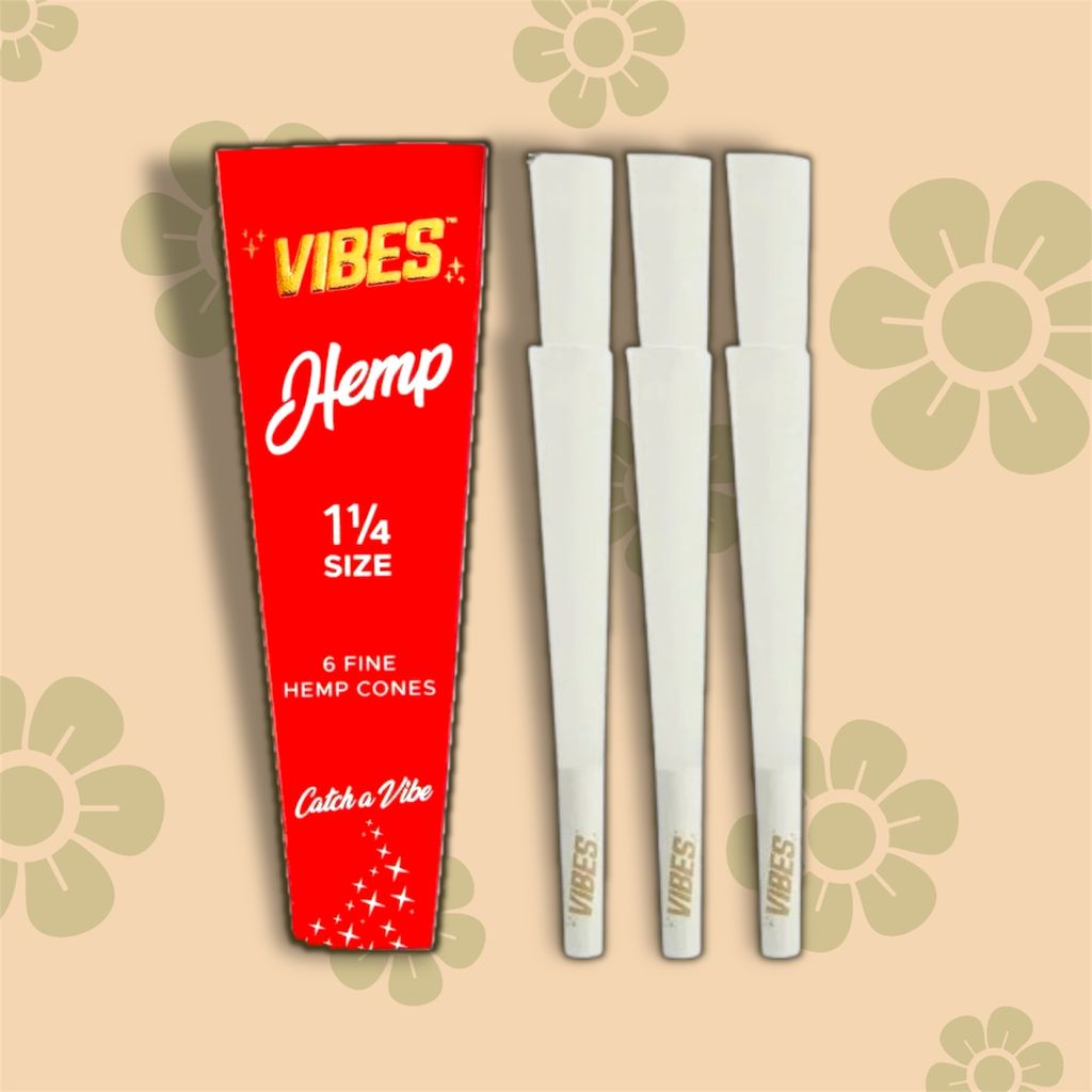 Vibes - 1 1/4 Hemp (Red)