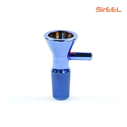 IRIDIZED MARTINI FLOWER BOWL W/ HANDLE, 10MM Sir Eel