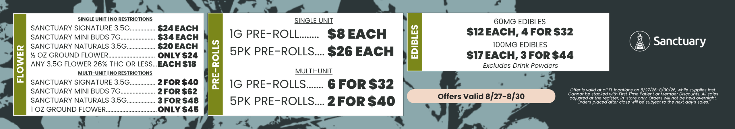 Cannabis Promo, Cannabis Sales, Cannabis Offers, Cannabis on Sale, Daily