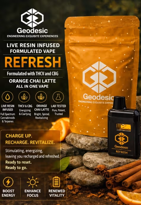 Refresh - Orange Chai Latte Geodesic
