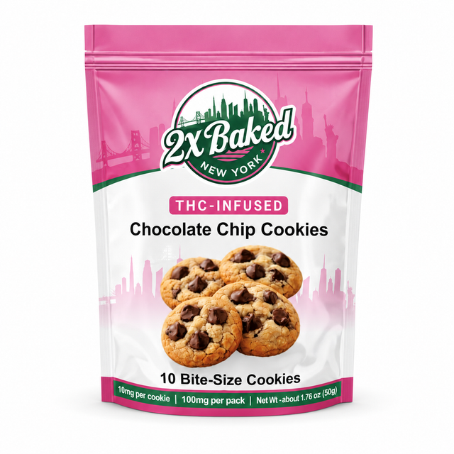 Chocolate Chip Cookies 2X Baked