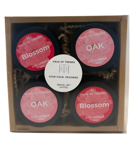 Blossom + Oak Candles Haus Of Trends