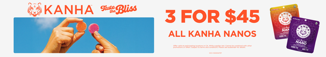 Cannabis Promo, Cannabis Sales, Cannabis Discounts, Cannabis on Sale, ⁠KANHA Nanos Bundle | 3 for $45