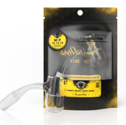 Honey Bevel Deep Bowl Honeybee Herb
