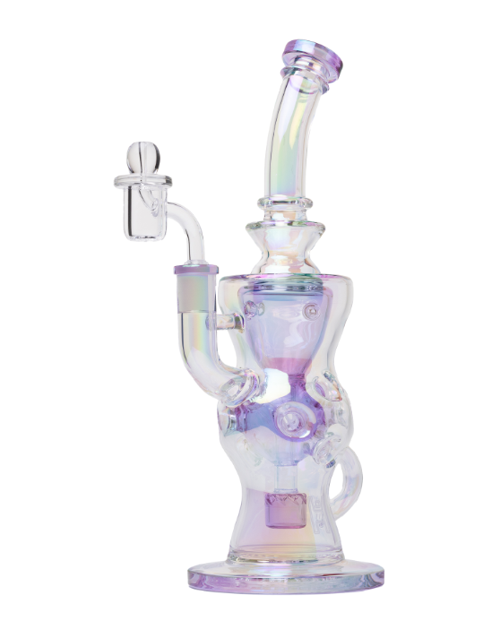 Iridescent Swiss Incycler Rig 11.5'' Human Grade