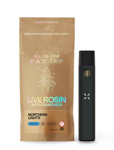 Northern Lights Live Rosin With Diamonds Pax