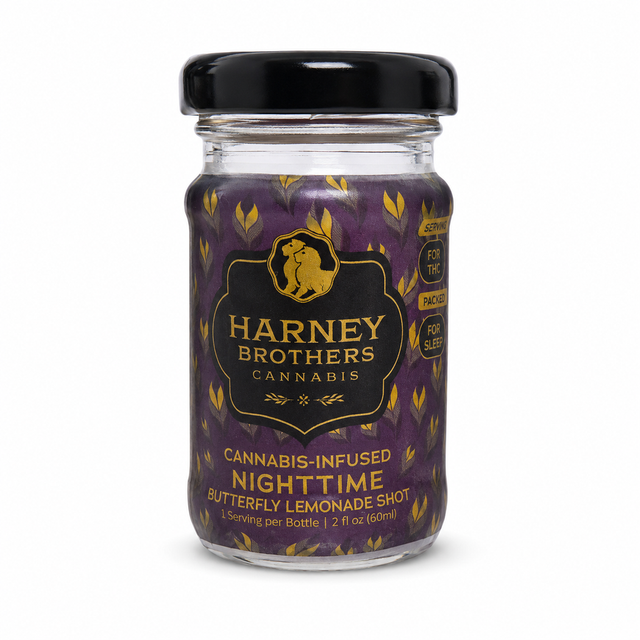 Nighttime Butterfly Lemonade Shot Harney Brothers