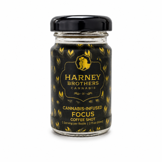 FOCUS Coffee Shot 10mg 2 fl oz Bottle Harney Brothers