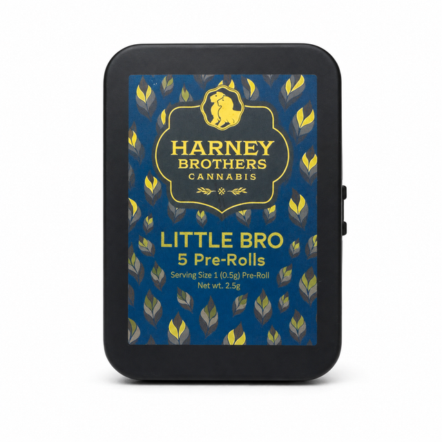 Northern Lights Little Bro 5 Pack .5g Pre-Rolls Harney Brothers