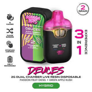 Deuces Passion Fruit Diesel x Green Apple Kush Bodega Boyz