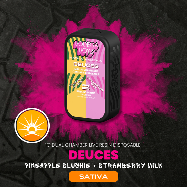Deuces Pineapple Slushie x Strawberry Milk Bodega Boyz