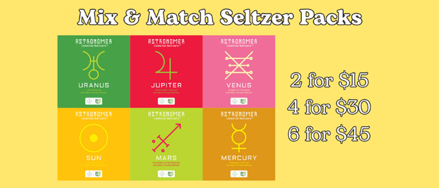 Cannabis Promo, Cannabis Sales, Cannabis Discounts, Cannabis on Sale, Mix & Match Seltzer Packs