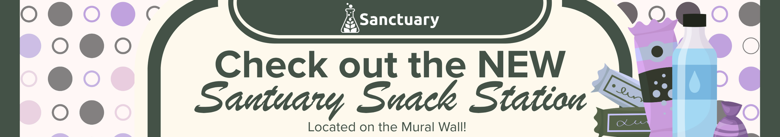 Cannabis Promo, Cannabis Sales, Cannabis Discounts, Cannabis on Sale, NEW: Sanctuary Snack Station!