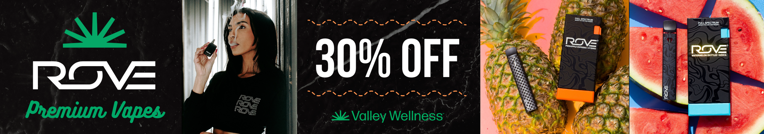 Cannabis Promo, Cannabis Sales, Cannabis Discounts, Cannabis on Sale, 30% Off Rove Vapes!