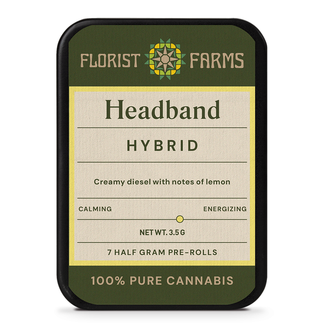 Headband 7pk .5g Pre-Rolls Florist Farms