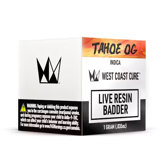 Tahoe OG Concentrate West Coast Cure