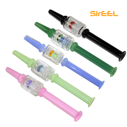 7" Mushroom Dab Straw SirEEL