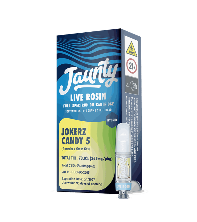 Jokerz Candy 5 Live Rosin Cart Jaunty