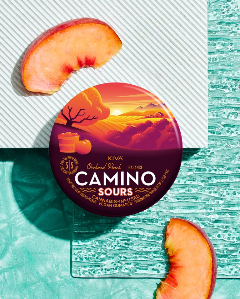 Kiva Sours Orchard Peach Camino