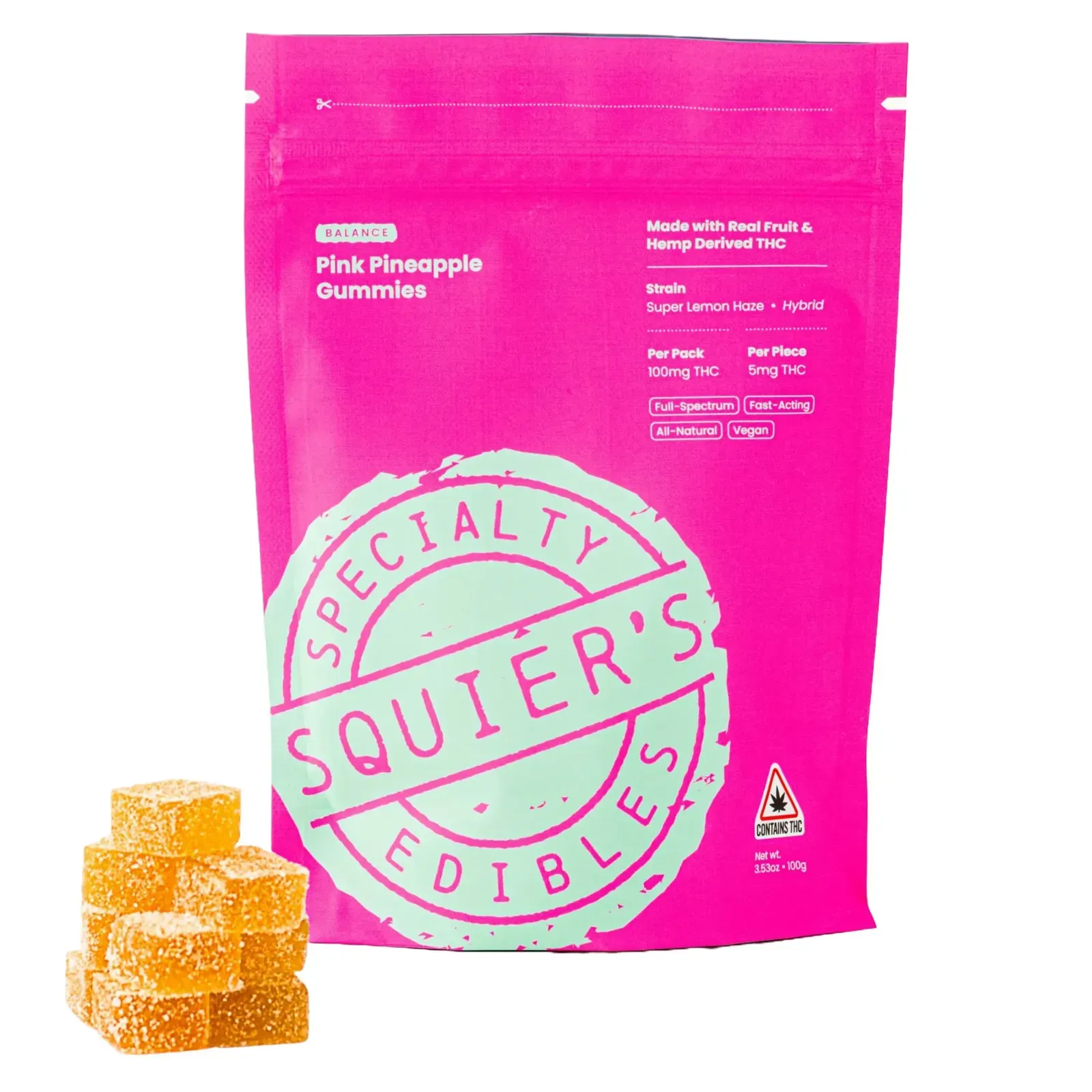 Squier's Rosin Pink Pineapple Bliss Squire's