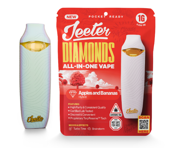 AIO Liquid Diamond Apples and Bananas Jeeter