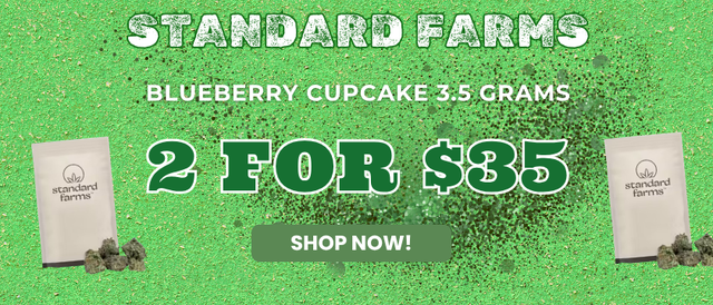 Cannabis Promo, Cannabis Sales, Cannabis Offers, Cannabis on Sale, SF Blueberry Cake 3.5g 2 FOR $35