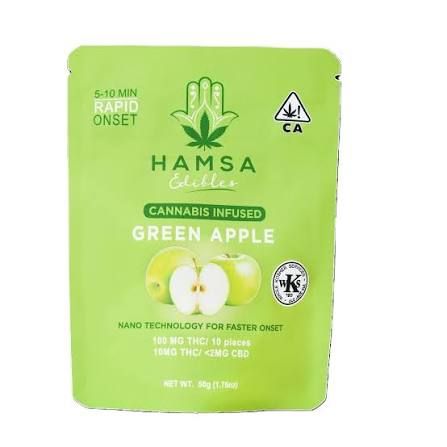 Green Apple Hamsa