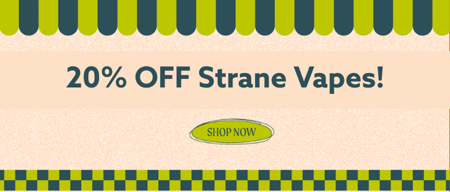 Cannabis Promo, Cannabis Sales, Cannabis Discounts, Cannabis on Sale, 20% OFF Strane Vapes! *NOT Stackable