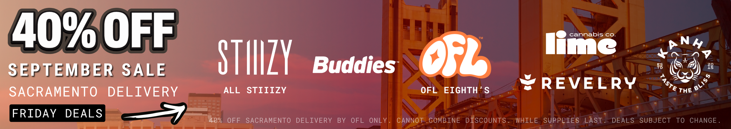 Cannabis Promo, Cannabis Sales, Cannabis Discounts, Cannabis on Sale, SAC FRI SEPT