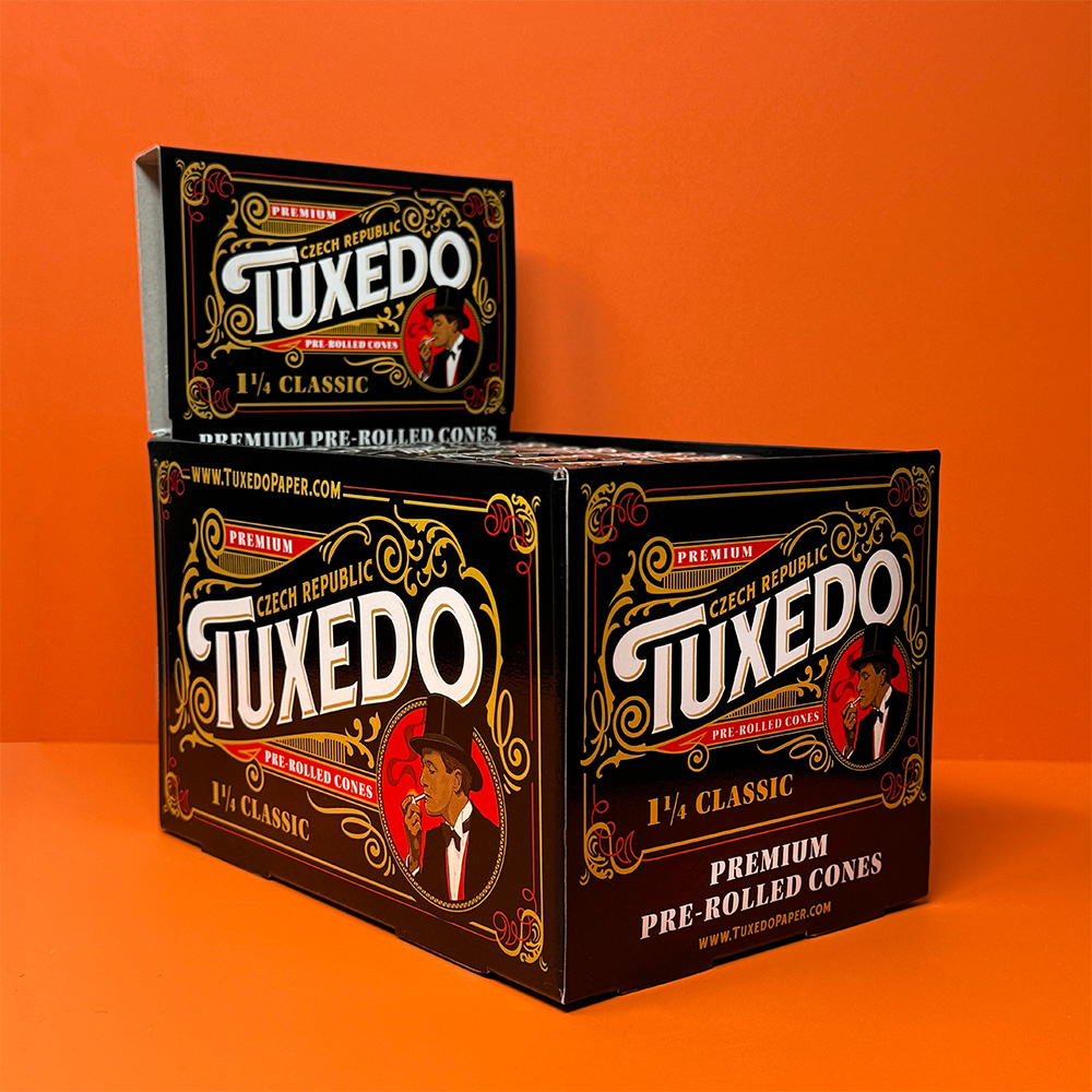 Tuxedo King Size Pre-Rolled Cones (Classic)