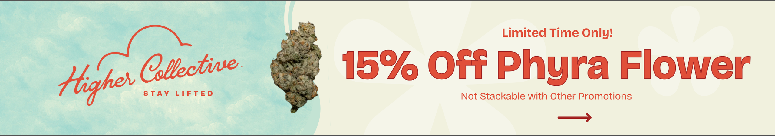 Cannabis Promo, Cannabis Sales, Cannabis Discounts, Cannabis on Sale, 15% Off Phyra