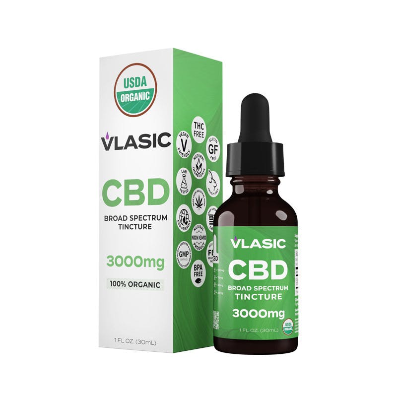 Vlasic| USDA Organic Broad Spectrum Tincture