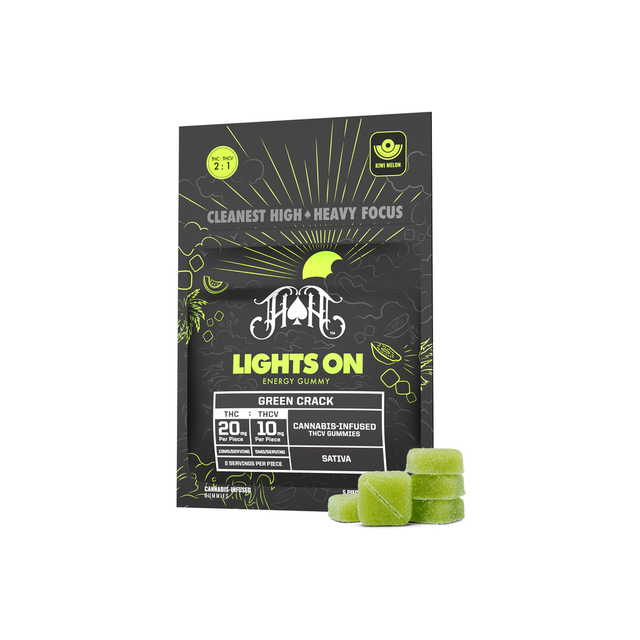 Lights On Green Crack - THC:THCV Heavy Hitters