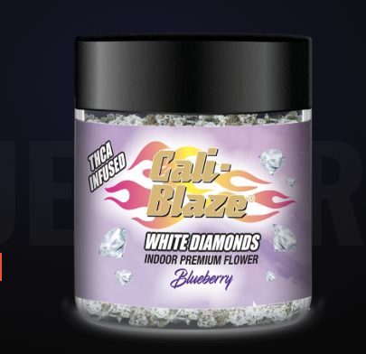 Blueberry White Diamonds Infused Cali Blaze Blueberry White Diamonds Infused Cali Blaze