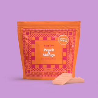 Peach and Mango Live Rosin Gummies Kind Tree