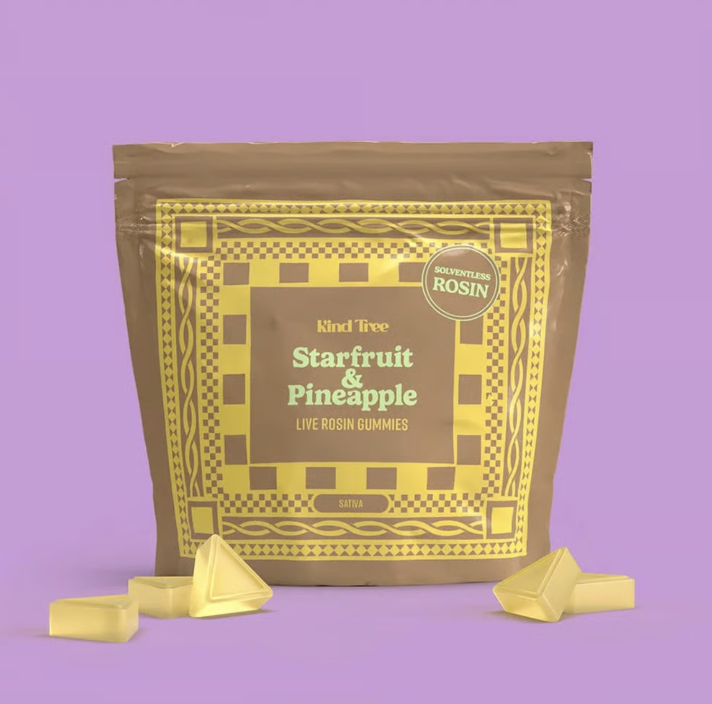 Starfruit Pineapple Live Rosin Gummies