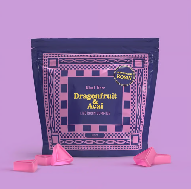 Dragonfruit Acai Live Rosin Gummies Kind Tree