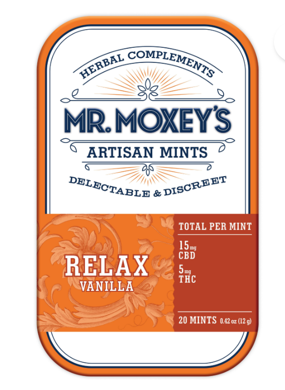 Relax 3:1 CBD Vanilla Mints Mr.Moxey's