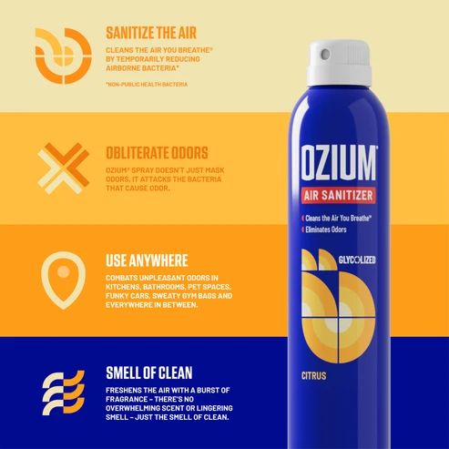 Air Sanitizer .8oz Ozium Air Sanitizer .8oz Ozium