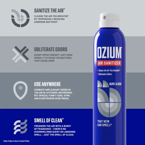 Air Sanitizer .8oz Ozium Air Sanitizer .8oz Ozium